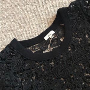 Aritzia Wilfred embroidered shirt